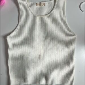 altered state white ribbed tank